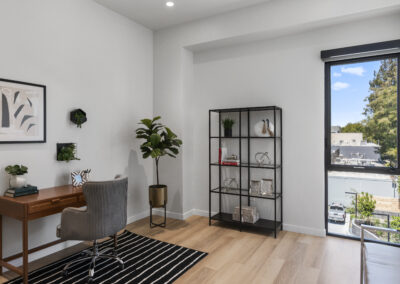 Home Office Space of a Staged Home at 2515 El Camino Real, Palo Alto, California