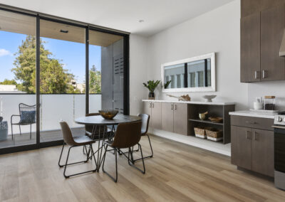 Kitchen of a Staged Home at 2515 El Camino Real, Palo Alto, California