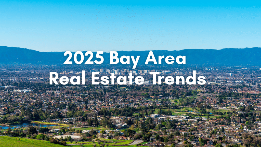 Bay Area Real Estate Trends headline with visual of Silion Valley